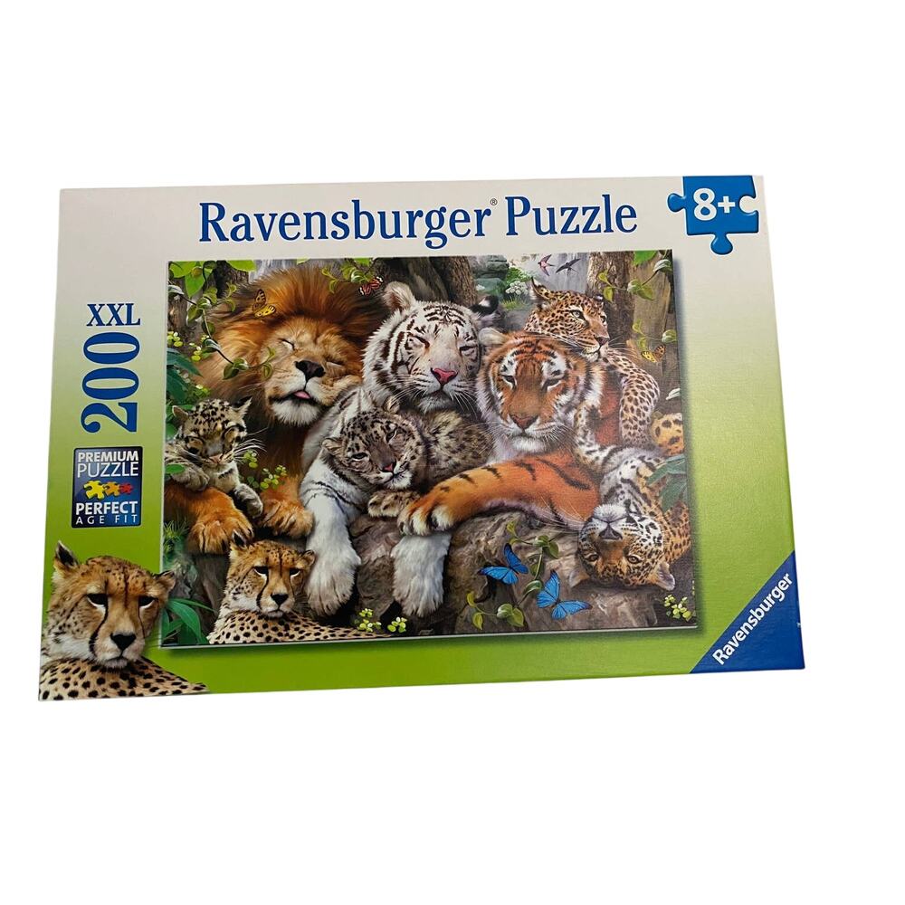 Ravensburger Jigsaw puzzle, Big Cat Nap, XXL 12 721 4, ages 8+, 200 piece